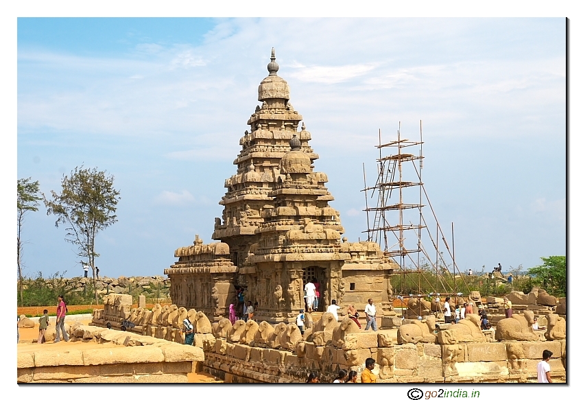 Sea side temple at Mammalapuram