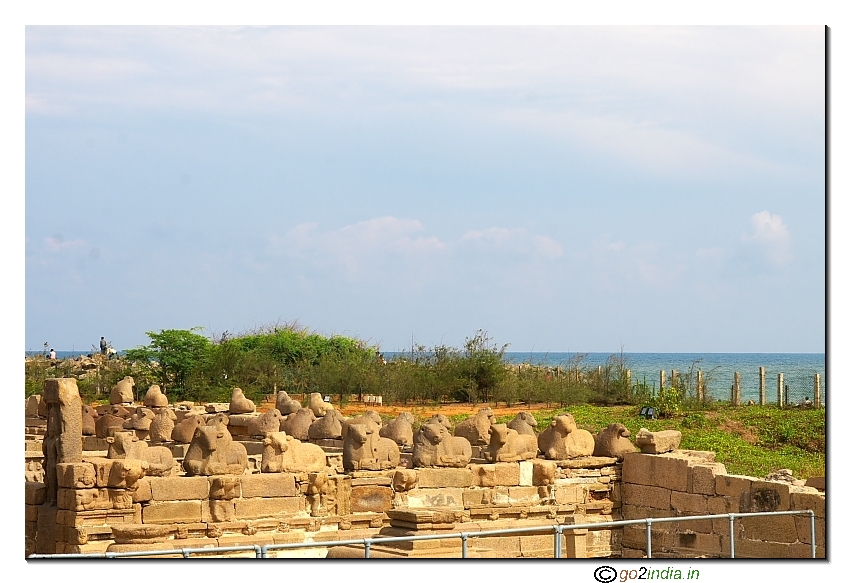Sea shore stone temple at Mahabalipuram