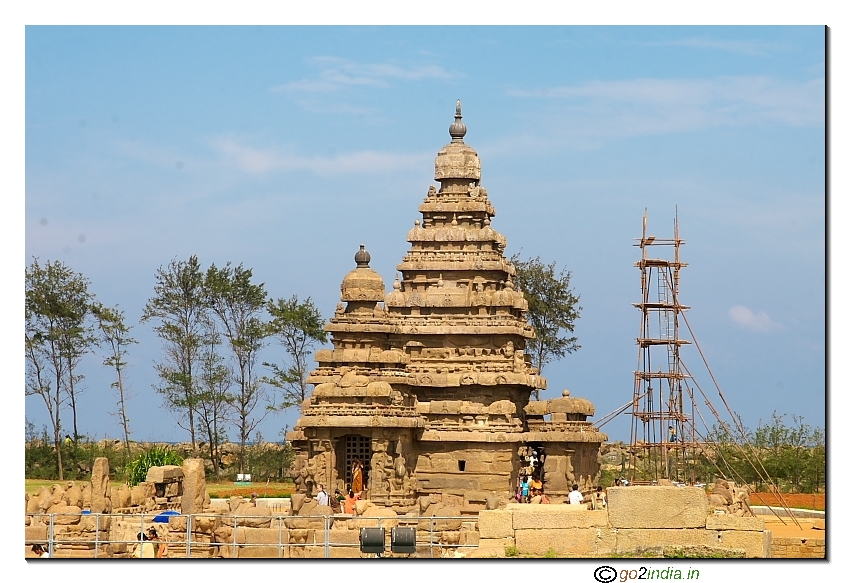 Dravidian architecture temple at Mammalapuram