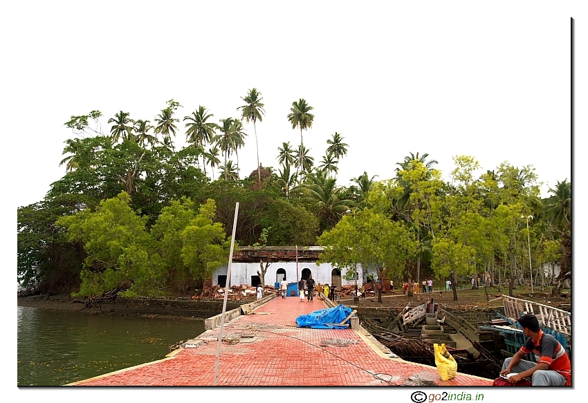 Jetty and Viper Island in Andaman