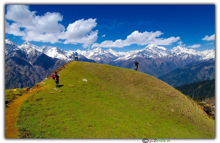 Heavenly land of Himalayas on the way to Tila Lotni