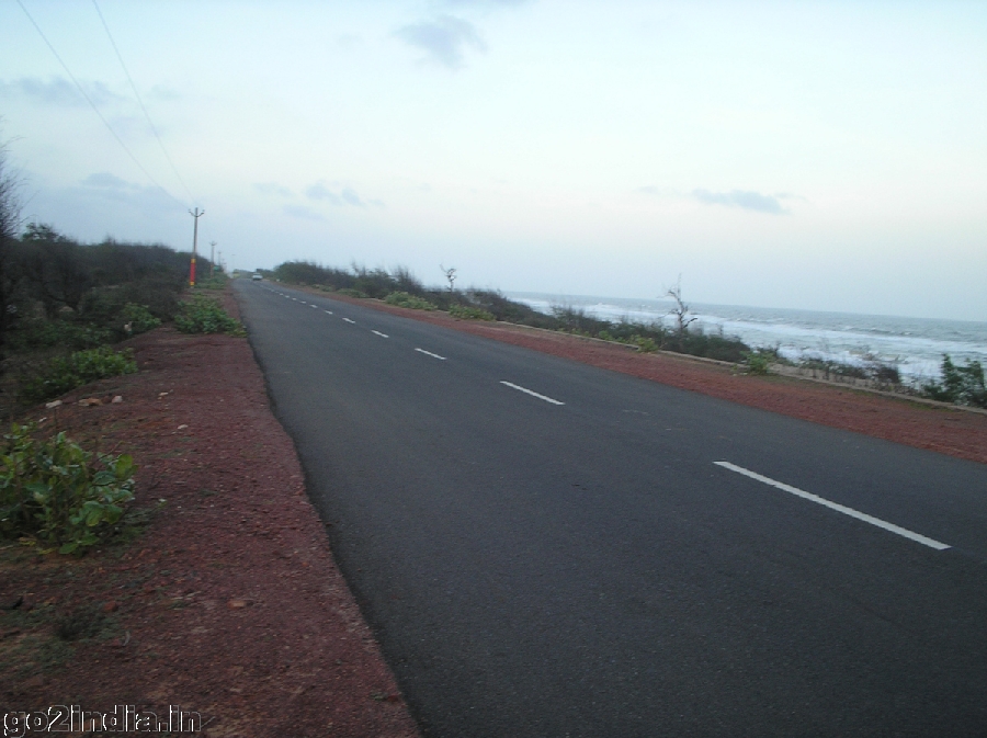 ChandraBhaga Beach to Puri road