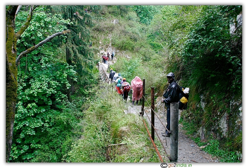 Crossing the bridge