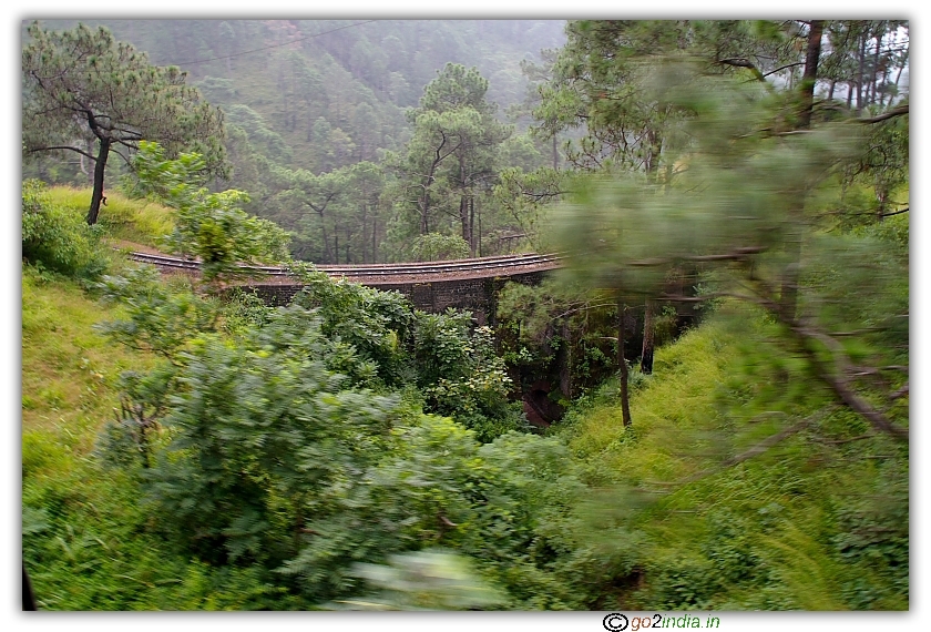 Bridge near rail track to Shimla