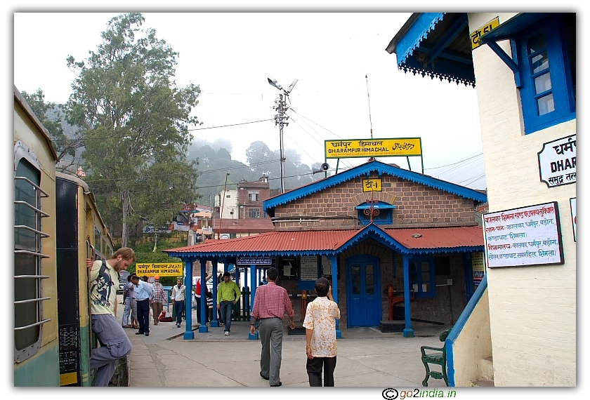 Dharampur railway station on the way to Shimla 