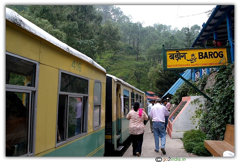 Barog station on the way to Shimla