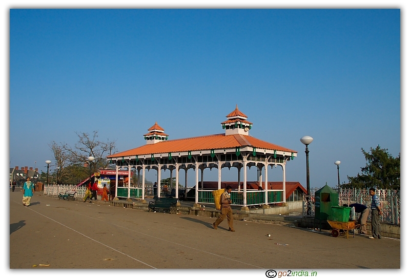 Morning time at Mall road Shimla