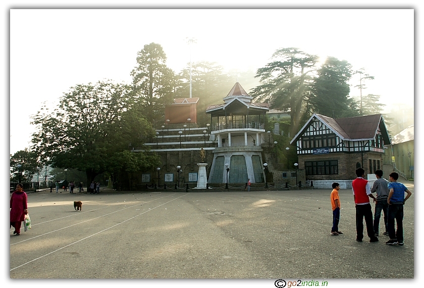 Early morning at Mall road Shimla