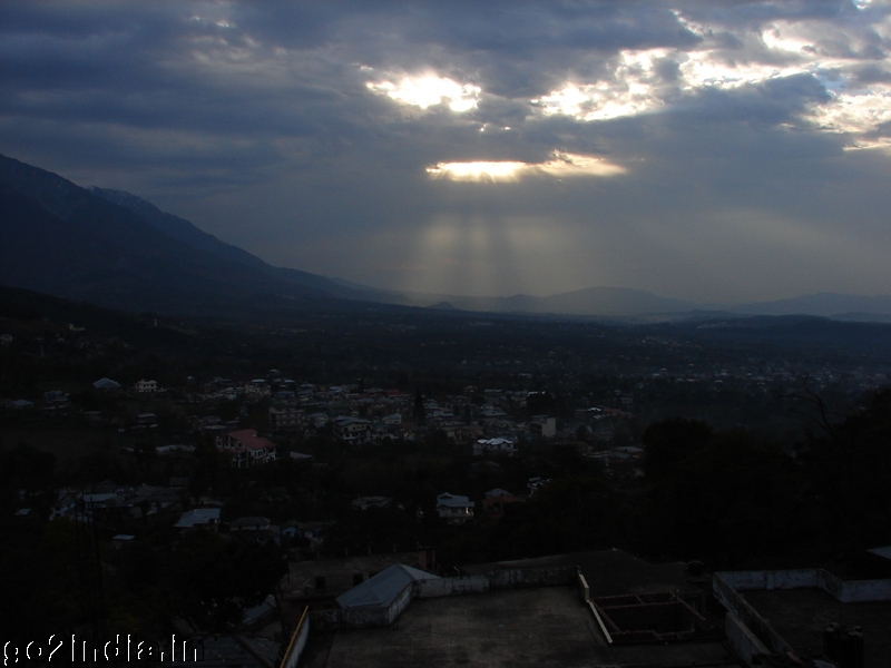 Sun rise at Dharamsala