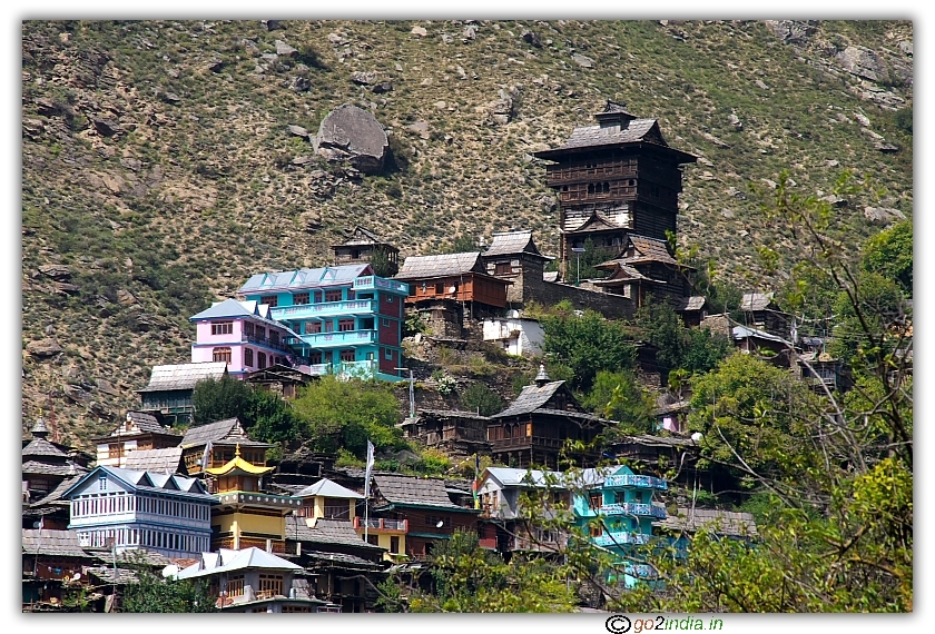 Sangla village from a distance