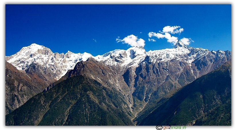 Kinner Kailash hills view from Kalpa