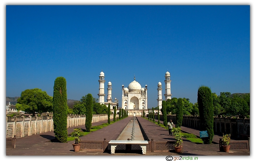 Bibi Ka Maqbara from a distance