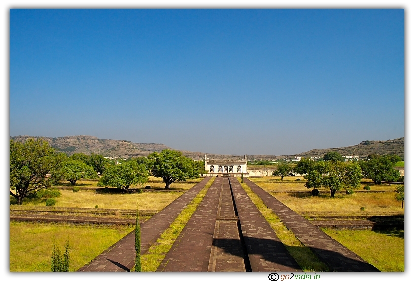 View from Bibi Ka Maqbara towards garden