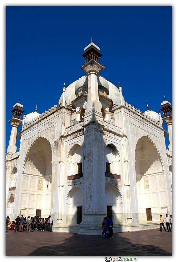 Bibi Ka Maqbara at an angle