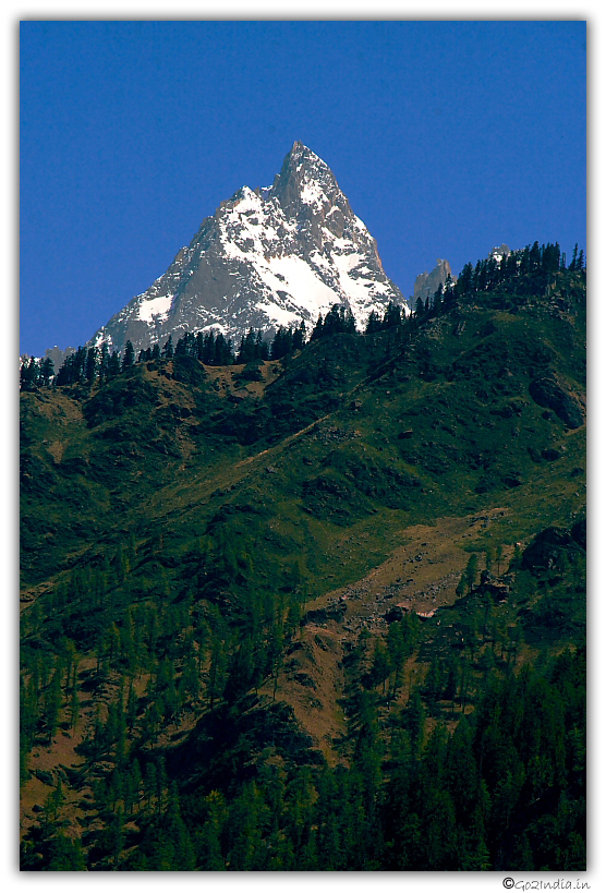 Very close view of Om peak from Guna Pani