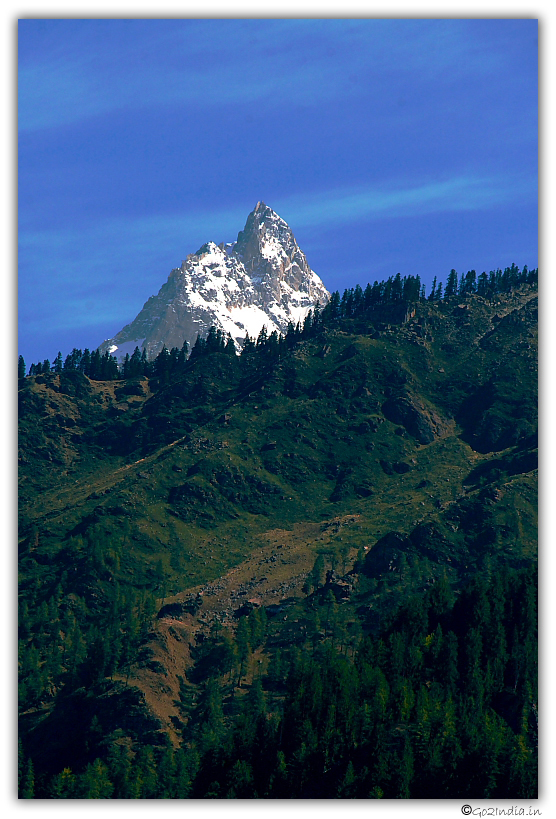 Om peak Himalayan hill