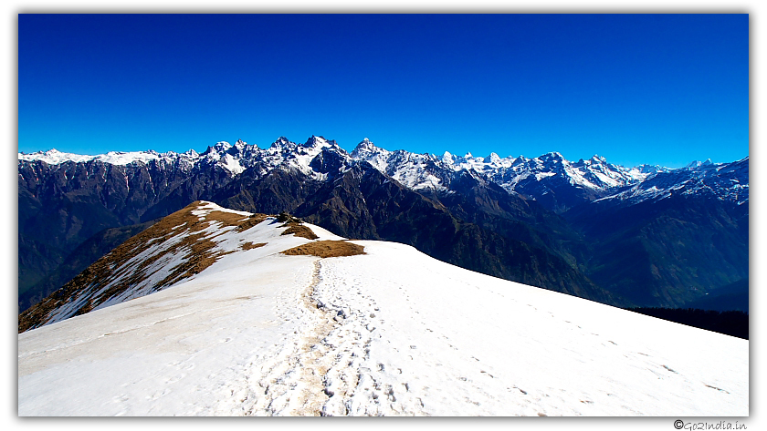 Himalayan range at Sarpass