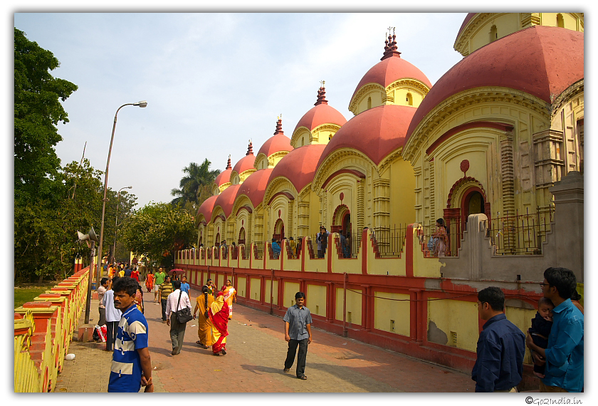 Maha kali temple entrance at Dakshineswar