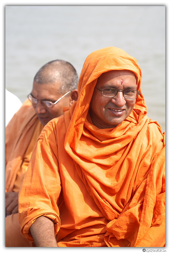 Person smiling while giving pose to the photographer