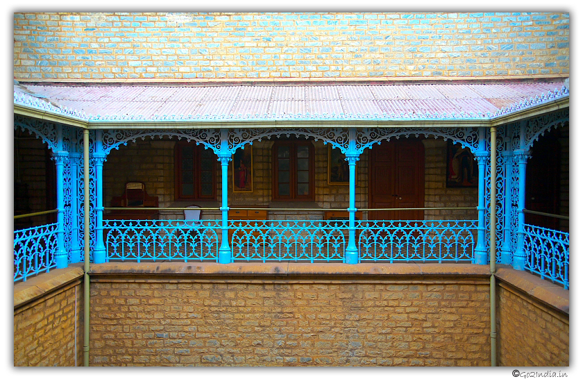 Rest place inside Bangalore palace