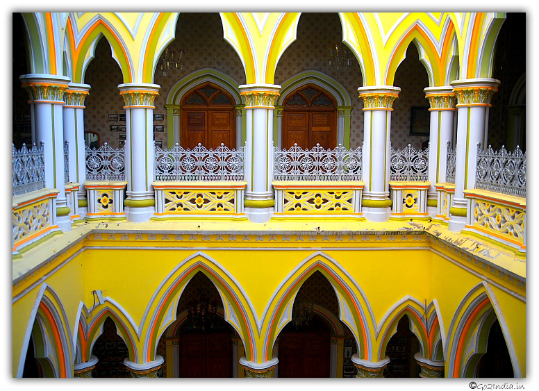 Pillars and archs in Bangalore palace