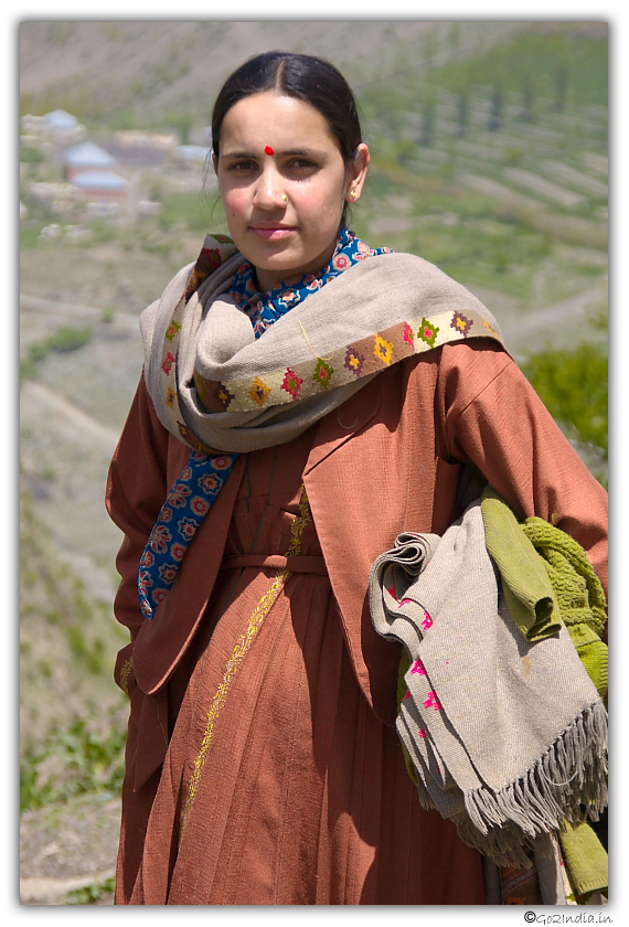 Traditional dress of Lahoul and Spiti