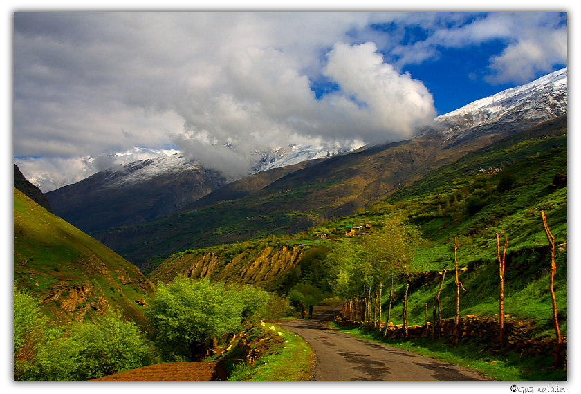 From Tandi near Keylong towards Udaipur and Trilokinath