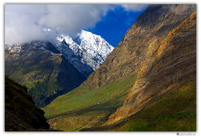 Natural beauty and gorgeous colors at Tandi near Keylong