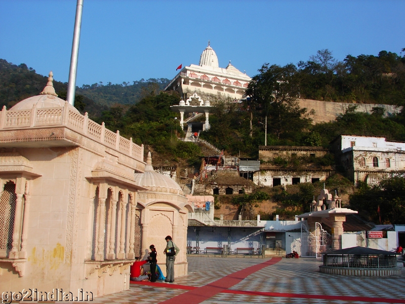 Above the temple complex
