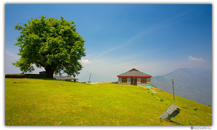 Landscape beauty at Bijli Mahadev temple premises