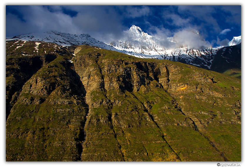 Mountain close up at Gondhla