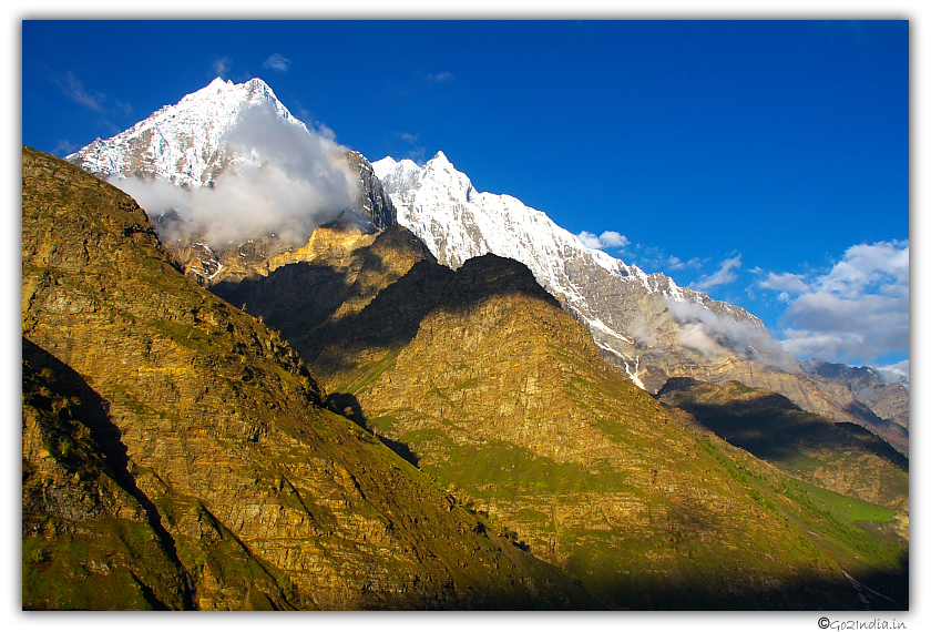 Valley view near Tandi on the way to Keylong