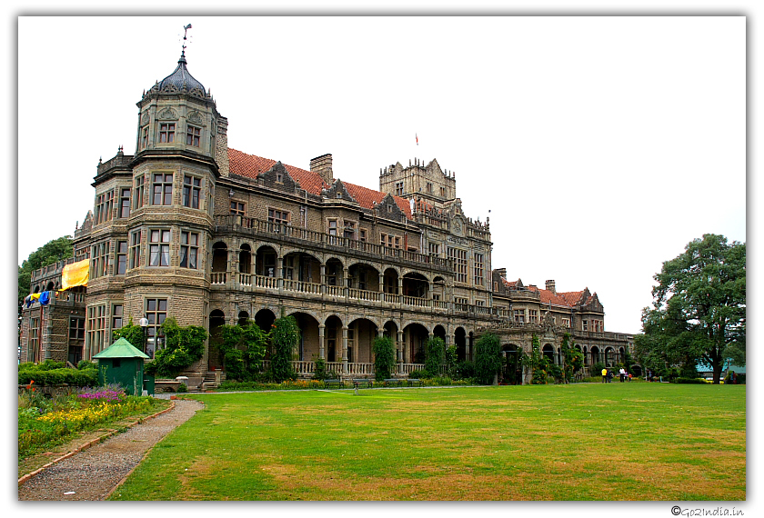 Vice Regal Lodge building view at Shimla