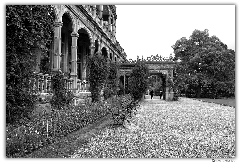 Front of the building at Vice Regal Lodge building at Shimla