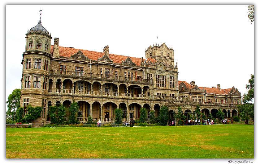 Vice Regal lodge at Shimla from a distance