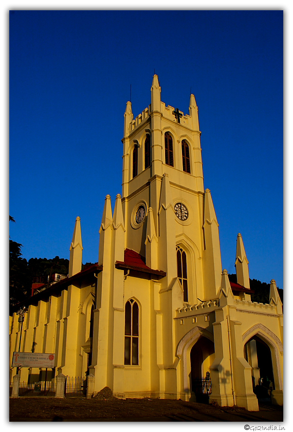 The Redge end Church at Shimla