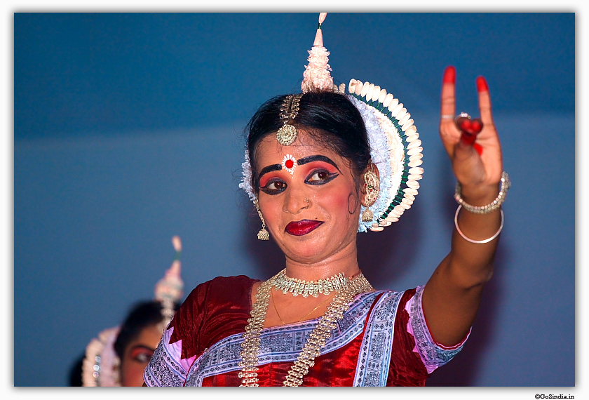Mudra from Odissi dancer