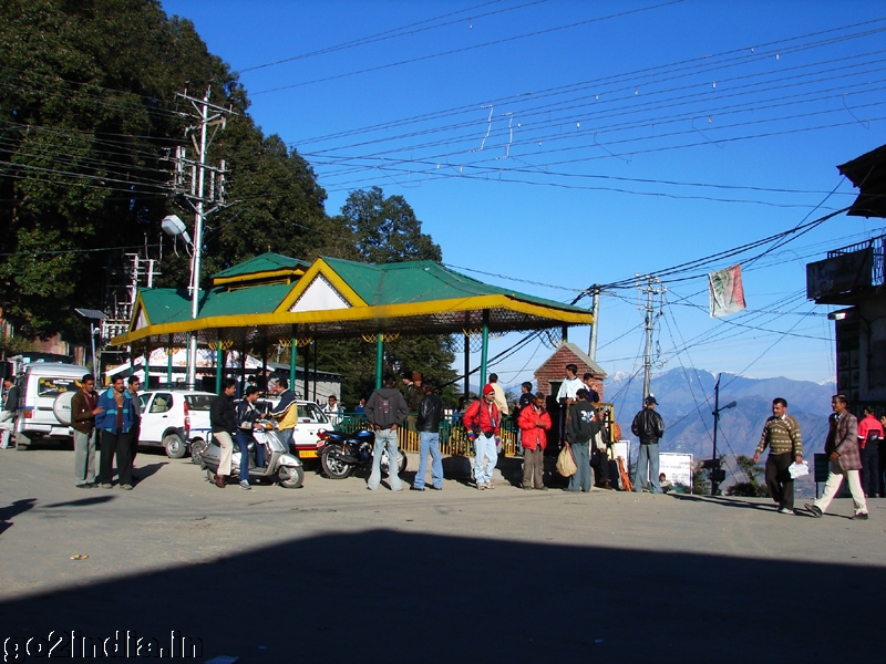 View point near Gandhi Chowk Dalhousie