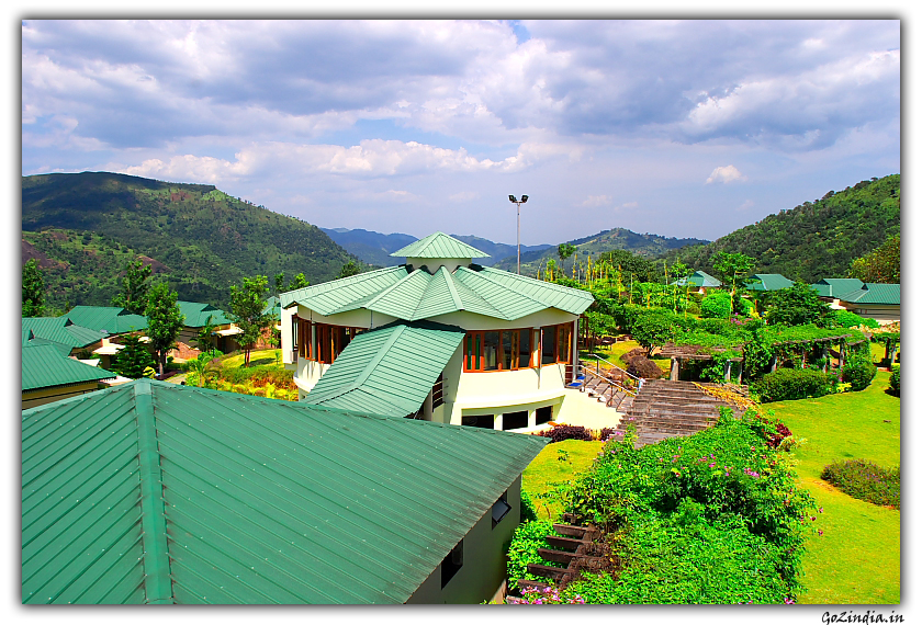 From View tower inside Anantagiri resort