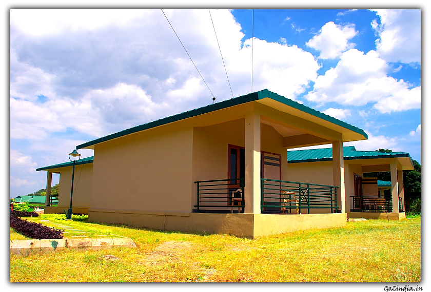 Rooms inside resort near Araku