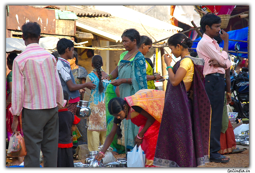 Tribals of Araku in a market