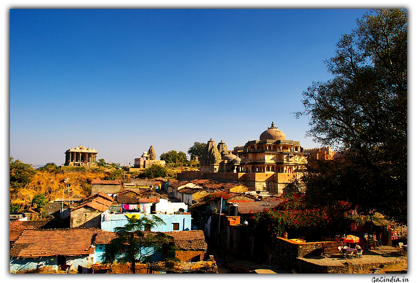Residence and temples inside Kumbhalgarh Fort