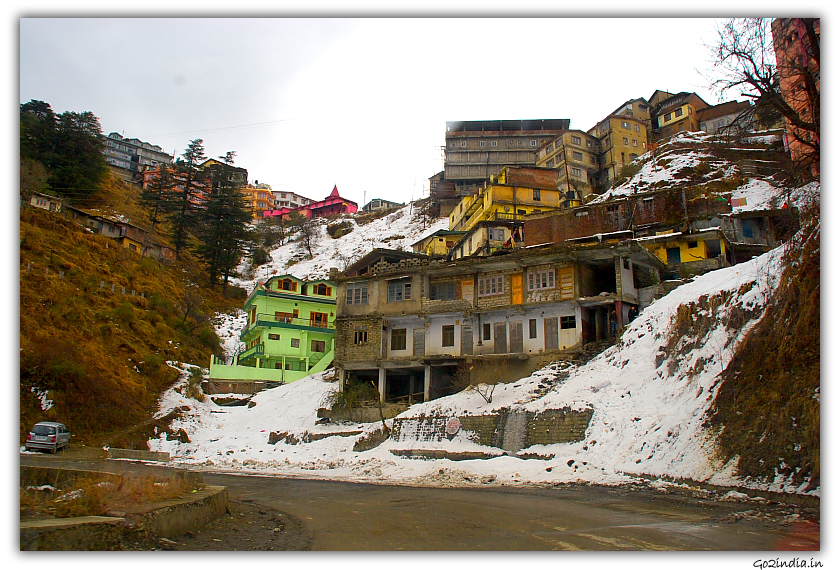 Shmla Roads in winter 