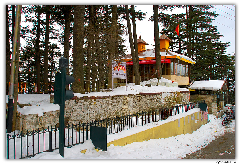Temple near Wild Flower Hall at Shimla