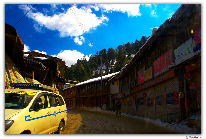 Kufrin village in winter 