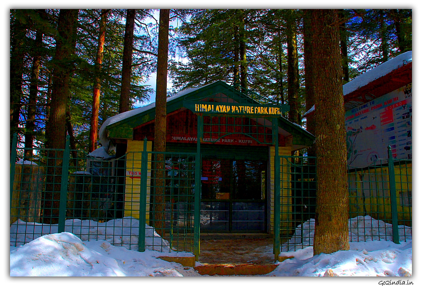 Zoo entrance at Kufri