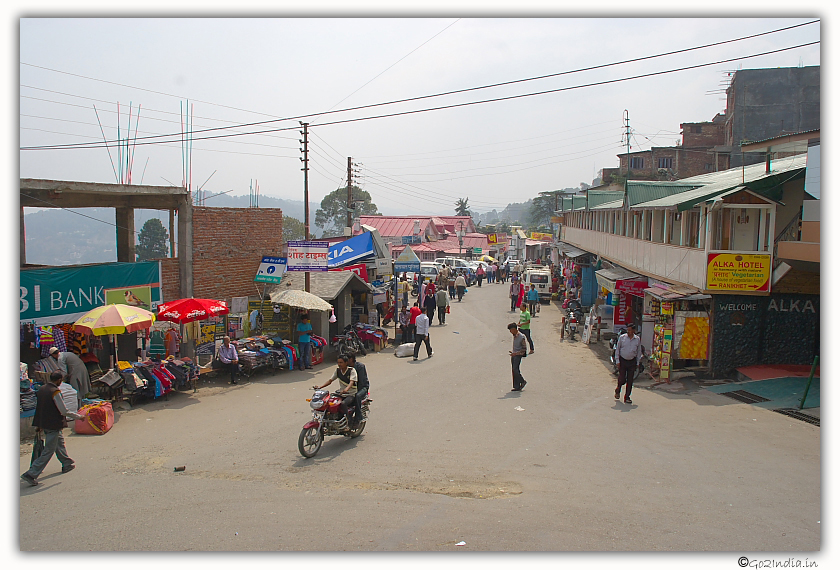 Main Market or Sadar Bazar of Ranikhet