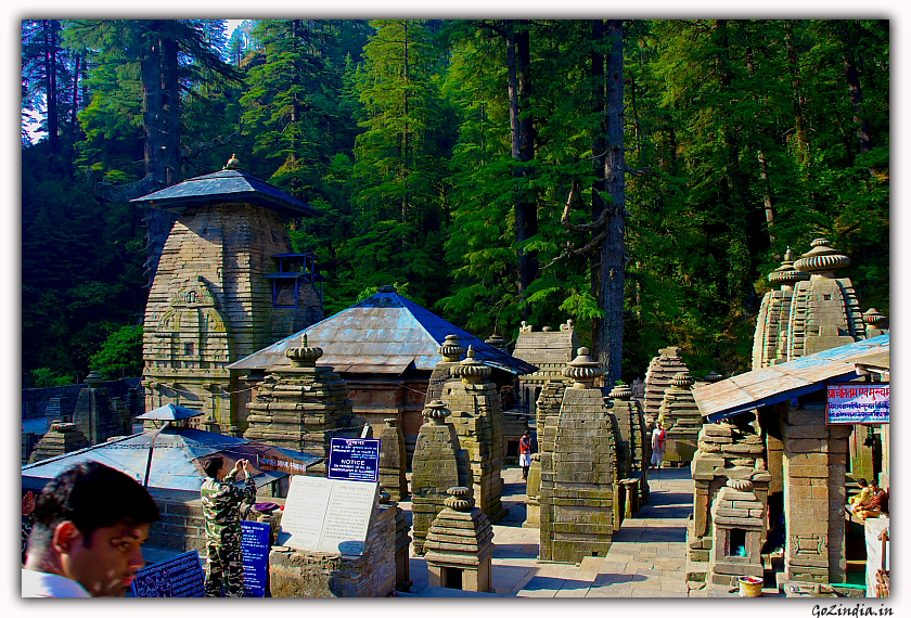 The temple at Jageshwar in Uttarakhand
