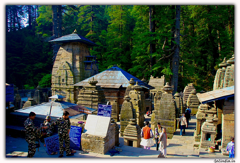 The temple at Jageshwar near Almora