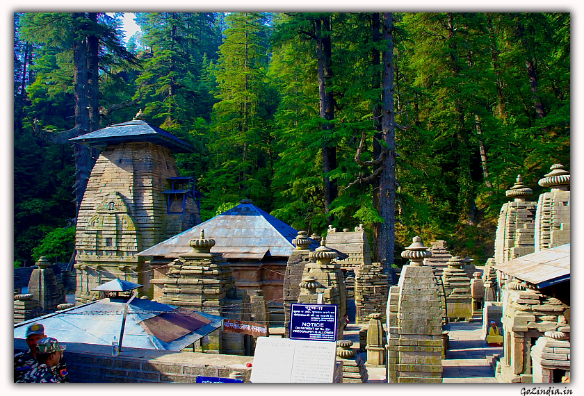 The temple at Jageshwar near Almora